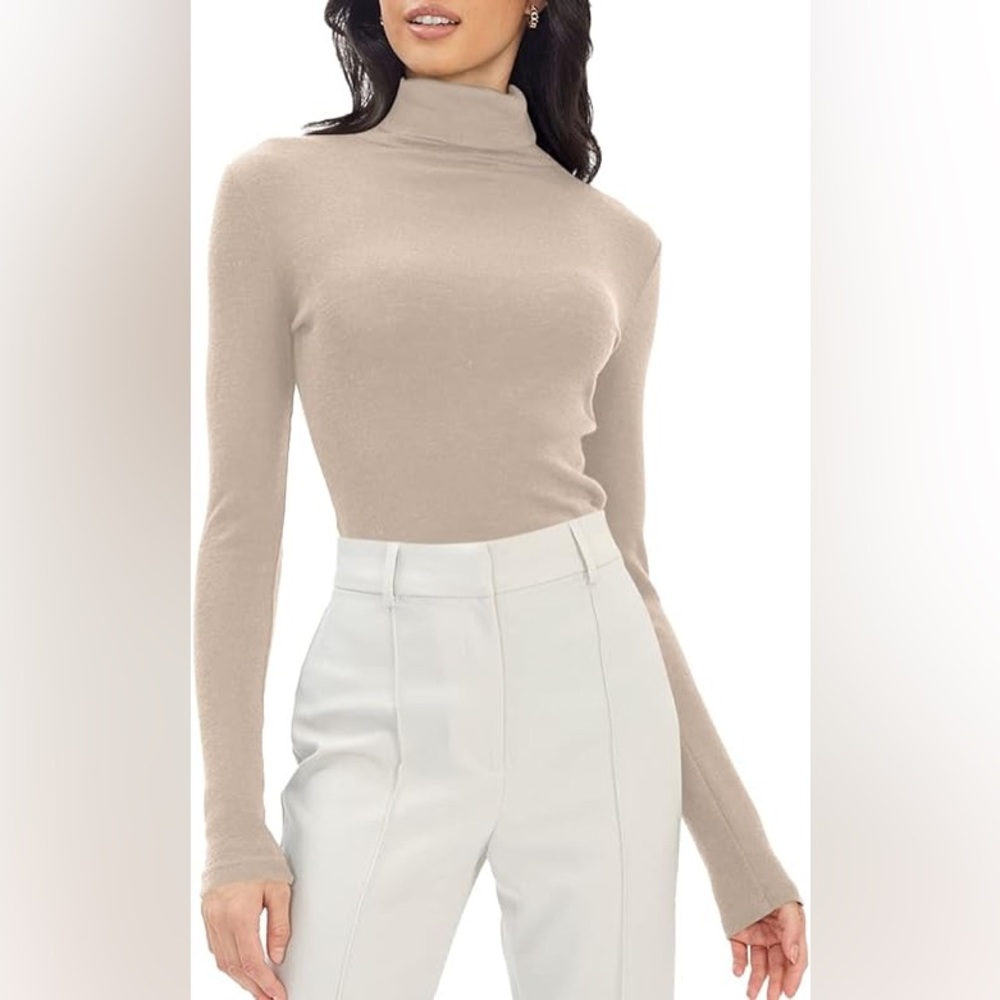NWT Trendy Queen Mock Turtleneck Long Sleeve Shirts Fall Fashion